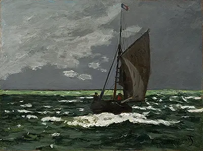 Stormy Seascape Claude Monet